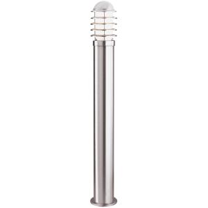 Louvre Outdoor Post - Stainless Steel & White Shade, IP44