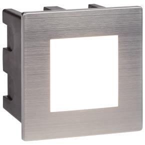 Ankle LED Indoor/Outdoor Recessed Square - Stainless Steel