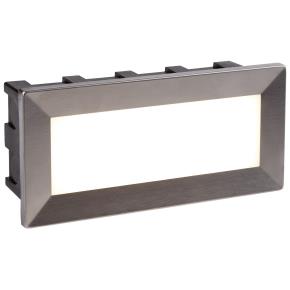 Ankle LED Indoor/Outdoor Recessed Rectangle -Stainless Steel