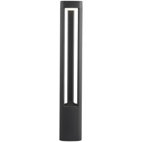 Michigan 800mm LED Outdoor Post - Grey Aluminium, IP44