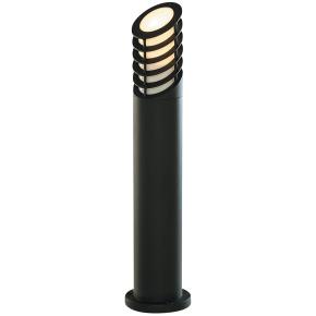 Bollards 730mm Outdoor Post - Black Aluminium & Glass IP44