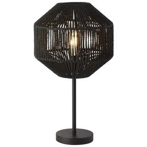 Wicker Table Lamp - Natural Rope 