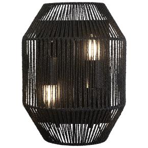 Wicker 2 Light Wall Light -Natural Rope - Searchlight Electric