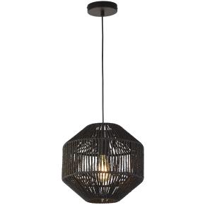 Wicker Ceiling Pendant -Natural Rope - Searchlight Electric