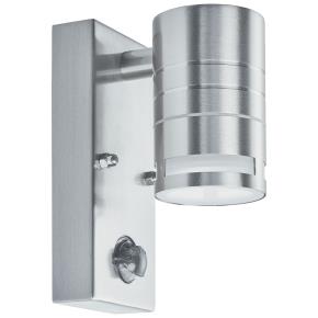 Metro LED Outdoor Wall Bracket with PIR -Stainless Steel