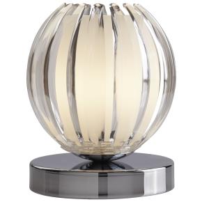 Claw Touch Table Lamp - Acrylic, Frosted Glass & Chrome