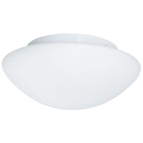 Tokyo 2 Light Bathroom Flush White Opal Glass, IP44