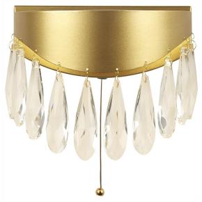 Jewel Led Wall Light - Gold & Crystal