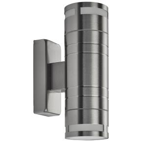 Metro LED Outdoor Wall Light -Stainless Steel, Frosted Glass