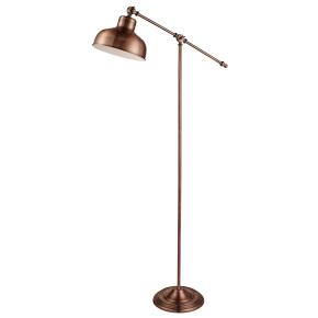 Macbeth Adjustable Floor Lamp - Antique Copper