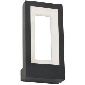 Berlin Outdoor Wall Light - Dark Grey, Frosted Diffuser,IP44