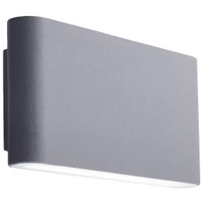 Maples LED Outdoor Wall Light - Grey & Frosted Diffuser IP44