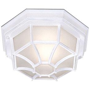 Vermont Flush Outdoor & Porch Light - Cast Aluminium & Glass