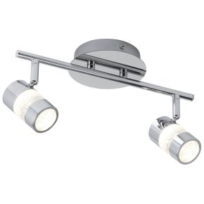 Bubbles 2 Light LED Bathroom Spotlight - Chrome & Acrylic IP44