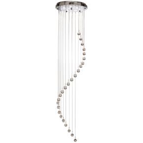 Hallway 5 Light 180cm Multi-Drop Pendant- Chrome & Crystal ...