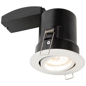 Saxby 61060 ShieldPlus Tilt Downlight Matt White