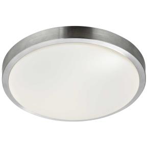 Zurich LED Bathroom Flush - Aluminium & Acrylic Shade IP44