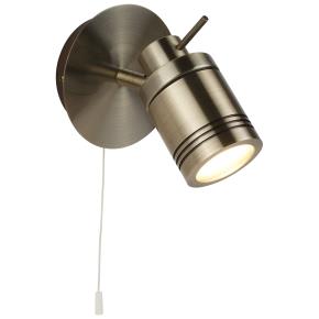 Samson Bathroom Spotlight - Antique Brass, IP44