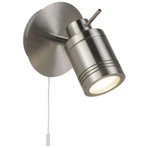 Samson Bathroom Spotlight- Satin Silver, IP44