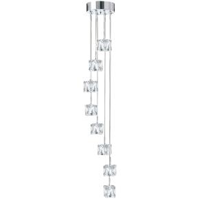 Ice Cube 8 Light  LED Multi-Drop Pendant