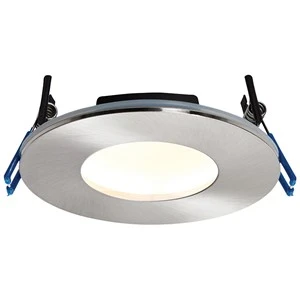 Saxby 69881 OrbitalPlus Downlight Satin Nikel IP65 9 Watt Warm White