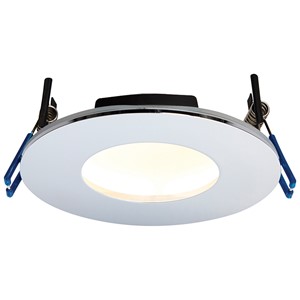 Saxby 69882 OrbitalPlus Downlight Polished Chrome IP65 9 Watt Warm White