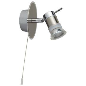 Aries Bathroom Spotlight- Chrome, Satin Silver, IP44