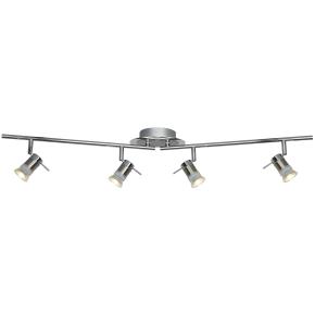 Aries 4Lt LED Bathroom Spotlight- Chrome, Satin Silver IP44