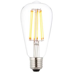 E27 LED Filament Pear Dimmable 6W 1800K Warm White 