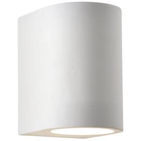 Plaster LED Wall Light - Gypsum