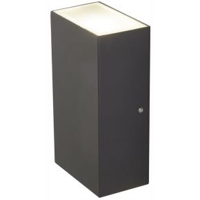 Stirling LED Outdoor Wall Light -Die Cast Grey Aluminium