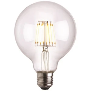 Endon 93023 LED E27 Globe 6W 2700K Clear Dimmable 