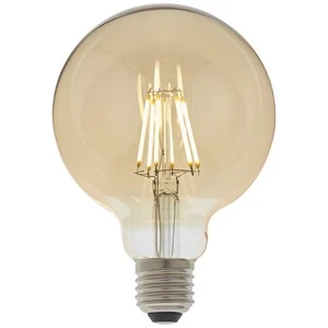 Endon 93030 LED E27 Globe 6W 2700K Amber Dimmable