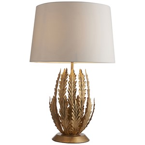 Endon 95037 Delphine Table Lamp Gold Leaf 