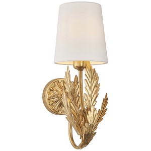 Endon 95040 Delphine Wall Light Gold Leaf 