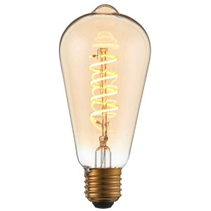 Endon 98144 Twist E27 LED Lamp Amber