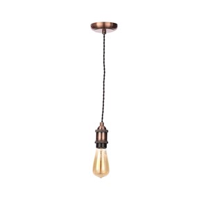 Forum INL-27988-ACOP Antique Copper  Cable Set With Black Twisted Cable